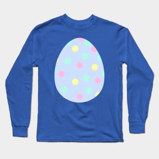 Easter egg lila with dots Long Sleeve T-Shirt